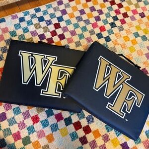 Wake Forest Logo Black and Gold Stadium Seat Cushions